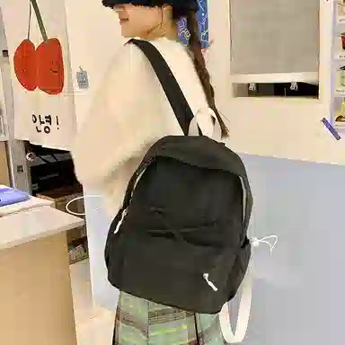 轩玺 百搭个性 牛津布 双肩包 女款 黑色