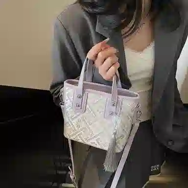 轩玺 新中式国风小众设计洋气时尚通勤 布 斜挎单肩手提包 女款 多色