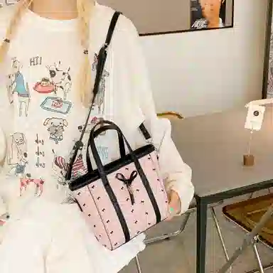 轩玺 蝴蝶通勤时尚 尼龙布 单肩手提包 女款 多色