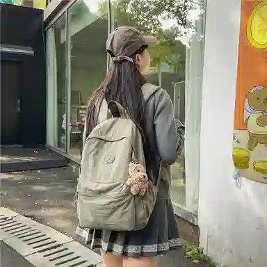 轩玺 轻便可折叠休闲百搭 尼龙 双肩包 男女同款情侣款 多色