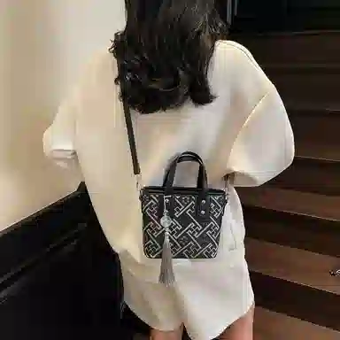 轩玺 新中式国风小众设计洋气时尚通勤 布 斜挎单肩手提包 女款 多色