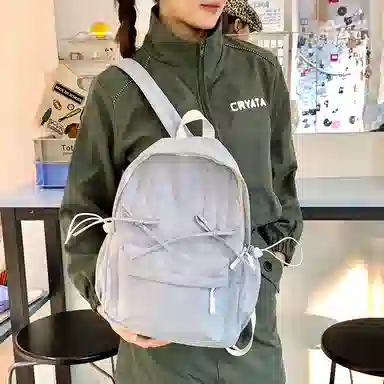 轩玺 百搭个性 牛津布 双肩包 女款 黑色