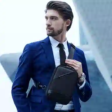 北极猎人 休闲运动时尚 涤纶 斜挎单肩胸包 男款 多色