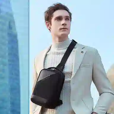 北极猎人 休闲运动时尚 涤纶 斜挎单肩胸包 男款 多色