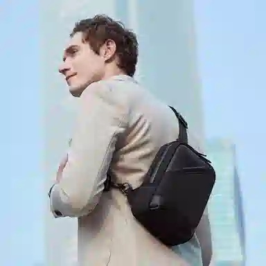 北极猎人 休闲运动时尚 涤纶 斜挎单肩胸包 男款 多色