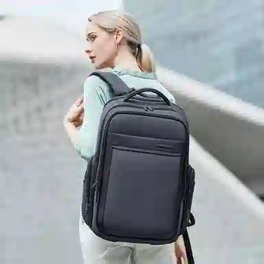 北极猎人 大容量旅行日常通勤出差 涤纶（聚酯纤维） 背包双肩包 大号 男款 黑色/灰色/蓝色