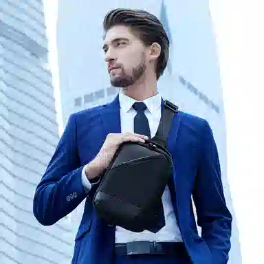 北极猎人 休闲运动时尚 涤纶 斜挎单肩胸包 男款 多色