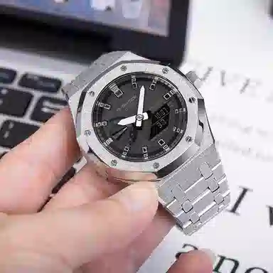 Casio GA-2100-1A1 Frost Silver