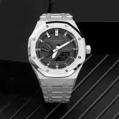 Casio GA-2100-1A1 Frost Silver