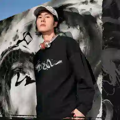 LiNing CF Suo Long Crewneck Sweatshirt Black