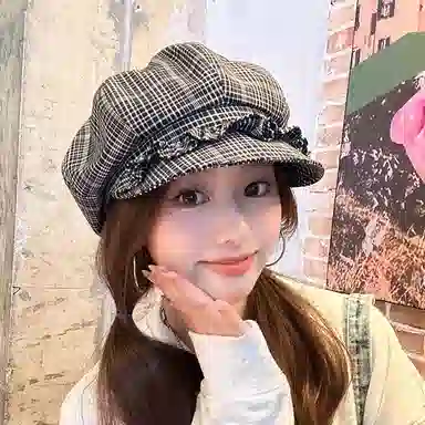 朵澜 轻奢优雅百搭 腈纶 贝雷帽 女款