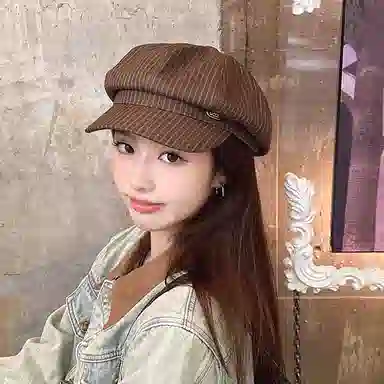 朵澜 小众百搭鸭舌 腈纶 贝雷帽 男女同款情侣款