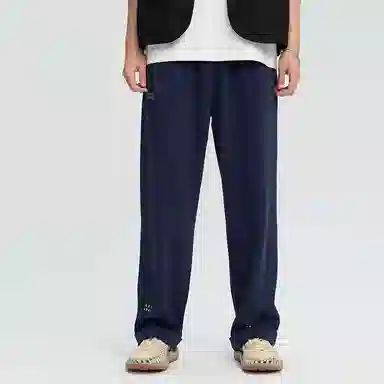 鬼洗 印花简约直筒休闲裤 男款