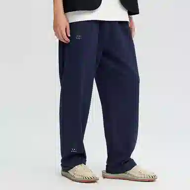 鬼洗 印花简约直筒休闲裤 男款