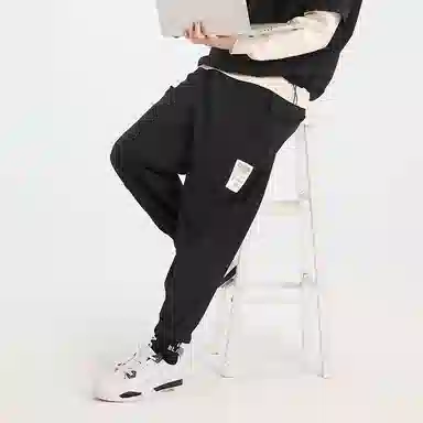 鬼洗 抽绳都市游侠束脚潮流工装裤 男款