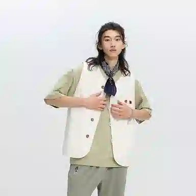 鬼洗 休闲时尚舒适百搭马甲 男款