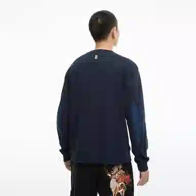 Oniku Gold Phoenix Embroidered Crewneck