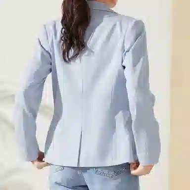 富铤 修身一粒扣长袖西装 女款