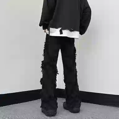 Songlan Vintage Washed Denim Pants