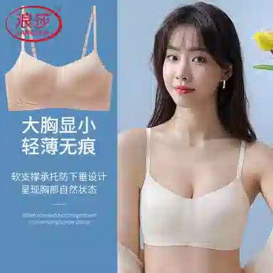 浪莎 无痕柔软透气大胸显小文胸 女款