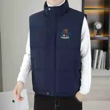 猫倜 泽尼特酒杯熊马夹宽松加棉加厚坎肩外套马甲 男女同款