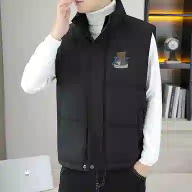 猫倜 泽尼特酒杯熊马夹宽松加棉加厚坎肩外套马甲 男女同款