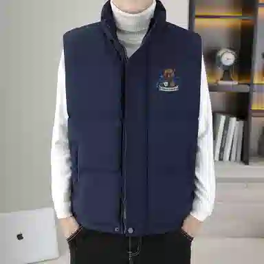 猫倜 泽尼特酒杯熊马夹宽松加棉加厚坎肩外套马甲 男女同款