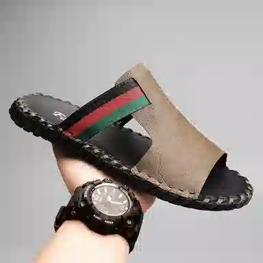 CANUVEN Casual Slide Sandals