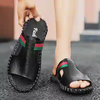 CANUVEN Casual Slide Sandals