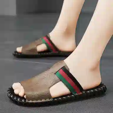 CANUVEN Casual Slide Sandals