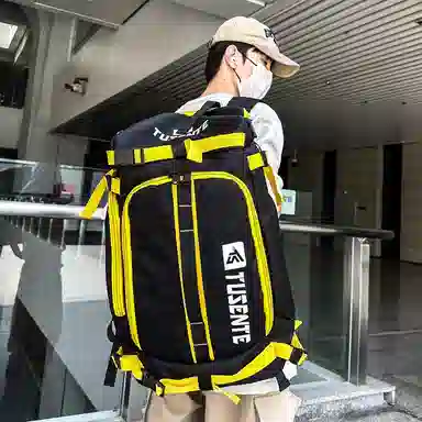 德力熊 大容量时尚 牛津布 双肩包