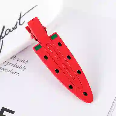 彤彤兔 无痕 韩版 磨砂发卡水果卡通时尚刘海 发夹 女款