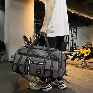 德力熊 大容量收纳干湿分离 牛津布 健身包 大号 男女同款情侣款 多色