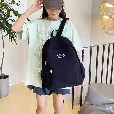 德力熊 时尚原宿个性条绒 尼龙 双肩包 女款 多色