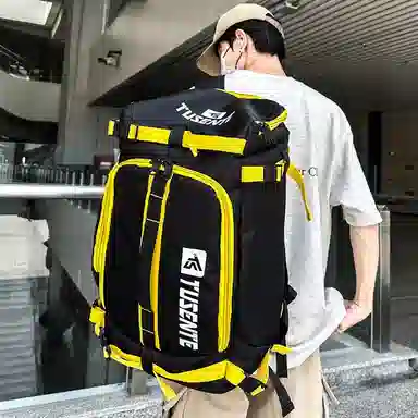 德力熊 大容量时尚 牛津布 双肩包