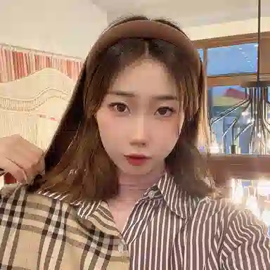 彤彤兔 海绵高颅顶复古法式宽边发捆压发卡 发箍 女款