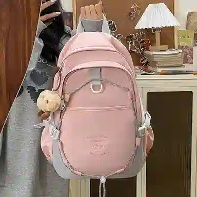 彤彤兔 百搭高颜值学生 尼龙 书包背包双肩包 女款 多色