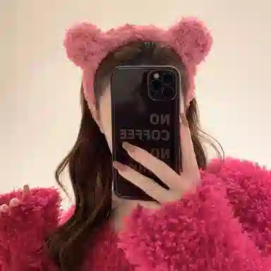 彤彤兔 可爱小熊耳朵甜美优雅气质舒适 发箍 女款