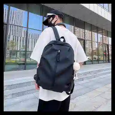 彤彤兔   森系风初 尼龙   双肩包 大号 男女同款情侣款 多色