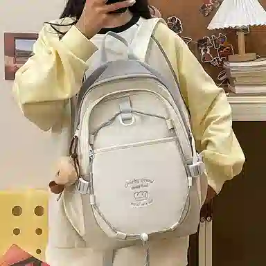 彤彤兔 百搭高颜值学生 尼龙 书包背包双肩包 女款 多色