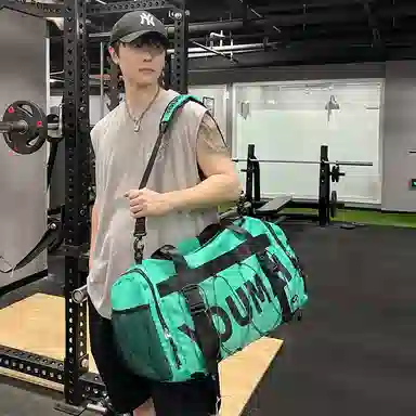 德力熊 大容量旅行袋 尼龙 健身包 大号 男女同款情侣款 多色