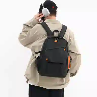 彤彤兔 休闲潮流时尚 牛津布 双肩包 男款 黑色\灰色