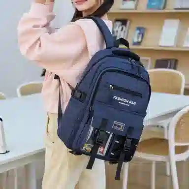 彤彤兔 工装大学生 尼龙 双肩包 男女同款情侣款 多色