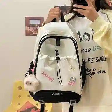 彤彤兔 书包女大容量轻便旅行 尼龙 双肩包 常规 女款 多色