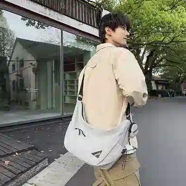 OUZIHUANG Casual Cycling Backpack Nylon Shoulder Bag Unisex