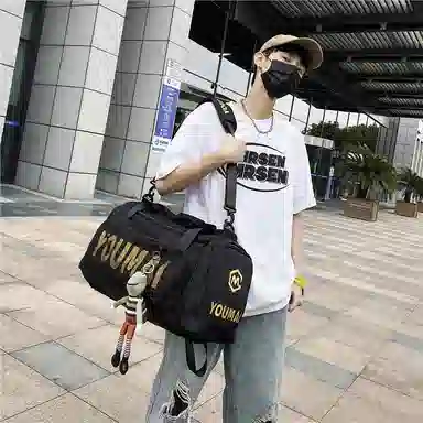 德力熊 短途行李袋出差 尼龙 旅行包 男女同款情侣款 多色