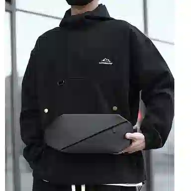 彤彤兔 简约时尚 牛津布 胸包 常规 男款 多色