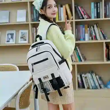 彤彤兔 工装大学生 尼龙 双肩包 男女同款情侣款 多色