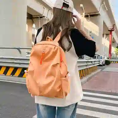 彤彤兔   森系风初 尼龙   双肩包 大号 男女同款情侣款 多色