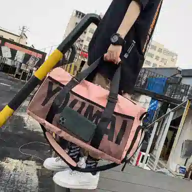 德力熊 大容量休闲短途 尼龙 健身包 男女同款情侣款 多色